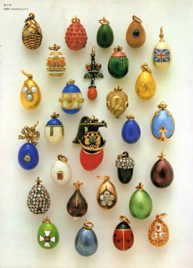Collection of egg pendants