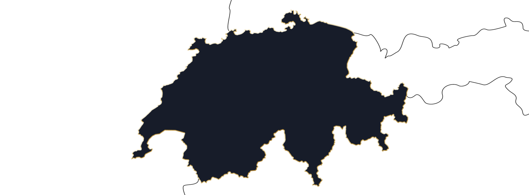 Karte mit Standort der Schweizer Schmucksch�tzer