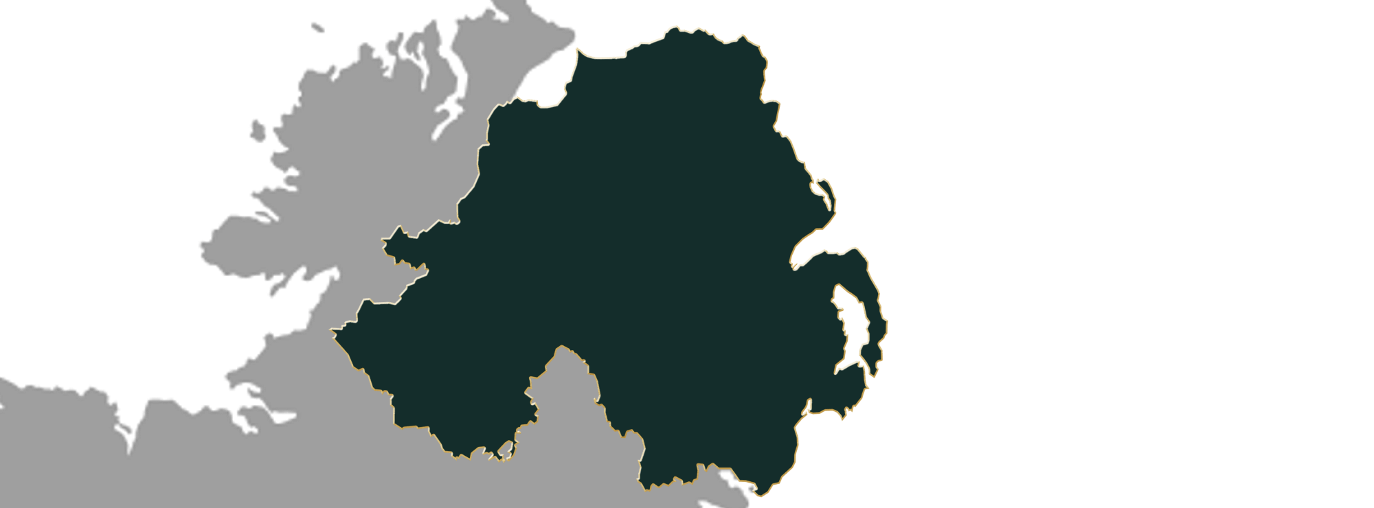 Map showing the location of jewellers in Northern Ireland