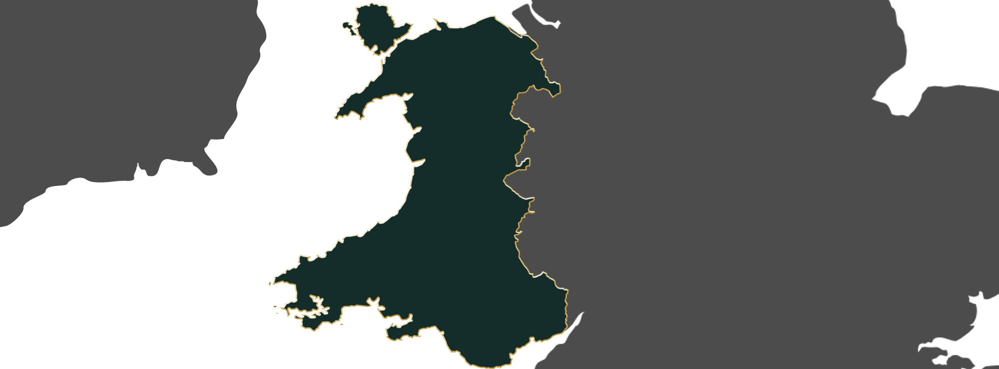 Map showing the location of jewellers in Wales