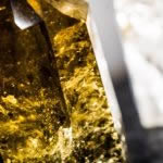 Polished rock crystal and smoky quartz crystals are just some of the interesting items on display